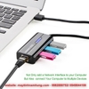 Bộ chia USB 3.0 tích hợp ra cổng LAN RJ45 Ugreen 20265