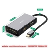 Cáp chuyển cổng thunderbolt trên Macbook ra HDMI+VGA+DVI