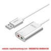 Cáp chuyển cổng cắm tai nghe qua USB Unitek Y-247