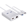 Cáp chuyển USB 3.0 to HDMI + USB 3.0 + Lan Gigabit Ugreen 40255