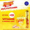 Viên sủi Plusssz Max Multivitamin vị Cam không đường hỗ trợ tăng cường sức đề kháng vững vàng sức khỏe