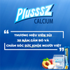 Viên sủi Plusssz Calcium vị đào , chanh leo không đường hỗ trợ tăng cường sức khỏe xương khớp (tuýp 20 viên sủi)