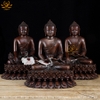 |Cao 22.5cm| 3 Bức Tượng Phật Tam Thế Phật: Dược Sư - Thích Ca - A Di Đà Bằng Đồng Nguyên Chất TP33 cao cấp