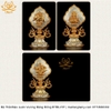 Bộ Thất Bảo Luân Vương Bằng Bằng Đồng Nguyên Chất Mạ Bạc Và Vàng, Hoàn Thiên Thủ Công BTBLV07 cao cấp