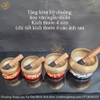 Chuông Xoay Lục Tự Đại Minh Ánh Kim Chế Tác Bằng 7 Kim Loại Quý Nhất Hàng Thủ Công Nepal (Chuông Hát - Singing Bowl) CX04 chất lượng cao