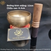 Chuông Xoay Lục Tự Đại Minh Ánh Kim Chế Tác Bằng 7 Kim Loại Quý Nhất Hàng Thủ Công Nepal (Chuông Hát - Singing Bowl) CX04 hàng cao cấp