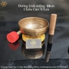 Chuông Xoay Lục Tự Đại Minh Chế Tác Bằng 7 Kim Loại Quý Nhất Hàng Thủ Công Nepal (Chuông Hát - Singing Bowl) CX02 giá cả hợp lí