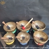 Chuông Xoay Lục Tự Đại Minh Chế Tác Bằng 7 Kim Loại Quý Nhất Hàng Thủ Công Nepal (Chuông Hát - Singing Bowl) CX02sang trọng