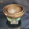 Chuông Xoay Lục Tự Đại Minh Chế Tác Bằng 7 Kim Loại Quý Nhất Hàng Thủ Công Nepal (Chuông Hát - Singing Bowl) CX02 xịn