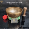 Chuông Xoay Lục Tự Đại Minh Chế Tác Bằng 7 Kim Loại Quý Nhất Hàng Thủ Công Nepal (Chuông Hát - Singing Bowl) CX02 chất liệu quý giá