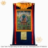 Cuộn Tranh ThangKa Phật Dược Sư Bằng Vải Gấm vật phẩm phong thủy may mắn vật phẩm phong thủy