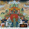 Cuộn Tranh ThangKa Phật Tara Xanh Lục Độ Phật Mẫu Bằng Vải Gấm quà tặng sếp quà mừng thọ