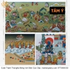 Cuộn Tranh ThangKa Phật Tara Xanh Lục Độ Phật Mẫu Bằng Vải Gấm quà tặng tinh tế quà tặng cao cấp