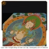 Cuộn Tranh ThangKa Ngài Kim Cang Tát Đỏa (Vajrasattva) Bằng Vải Gấm Cao Cấp, pháp bảo pháp khí phật bồ tát thần thánh