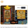 Cuộn Tranh ThangKa Phật Liên Hoa Sinh Bằng Vải Gấm Cao Cấp Kiểu 6, vật phẩm phong thủy may mắn cát tường như ý