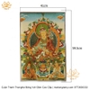 Cuộn Tranh ThangKa Phật Liên Hoa Sinh Bằng Vải Gấm Cao Cấp Kiểu 6, TCT25