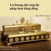 Lư hương ngang song lộc pháp luân bằng đồng