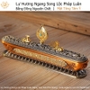 Lư Hương Kiểu dài Nằm Ngang Song Lộc Pháp Luân LHN03