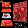 Mền Quang Minh thêu nổi trên vải lụa dày mềm rất đẹp (mền giải thoát)