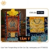 Cuộn Tranh ThangKa Ngài Phổ Ba Kim Cang (Vajrakilaya) Bằng Vải Gấm Cao Cấp, Kiểu 2, TCT31