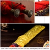 Cuộn Tranh ThangKa Ngài Phổ Ba Kim Cang (Vajrakilaya) Bằng Vải Gấm Cao Cấp, vật phẩm phong thủy cầu tài lộc vật phẩm phong thủy chiêu tài