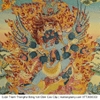 Cuộn Tranh ThangKa Ngài Phổ Ba Kim Cang (Vajrakilaya) Bằng Vải Gấm Cao Cấp, mạnh khỏe phúc lộc trường thọ hạnh phúc