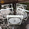 Tấm pha lê vuông khắc lazer các bộ thần chú Mật Tông - Kim Cang Thừa siêu đẹp