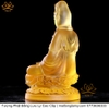Tượng Phật Quan Âm Bồ Tát (Dáng Ngự Lãm) Bằng Lưu Ly Cao Cấp quà tặng sếp quà mừng thọ