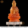 |Cao 21cm| Tượng Phật Quan Âm Bồ Tát (Dáng Ngự Lãm) Bằng Lưu Ly Cao Cấp Màu Vàng Thiết Kế Sang Trọng TP198