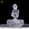 Tượng Phật Thích Ca Tọa Bồn Mini Bằng Lưu Ly Cao Cấp quà tặng quà tân gia quà tặng phong thủy