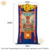 Cuộn Tranh ThangKa Phật Dược Sư Bằng Vải Gấm Cao Cấp, hà nội tp hồ chí minh chất lượng cao mật tông