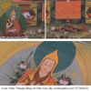 Cuộn Tranh ThangKa Đạo Sư Tông Khách Ba Tsongkhapa Bằng Vải Gấm Cao Cấp, Kiểu 1, TCT101