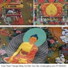 Cuộn Tranh ThangKa Phật Thích Ca Mâu Ni Bằng Vải Gấm Cao Cấp, vật phẩm phong thủy mạnh khỏe phúc lộc trường thọ hạnh phúc