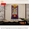 Cuộn Tranh ThangKa Địa Tạng Vương Bồ Tát Bằng Vải Gấm Cao Cấp, xịn đẹp bền rẻ mới cao cấp