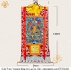 Cuộn Tranh ThangKa Phật Hoàng Thần Tài Bằng Vải Gấm Cao Cấp, hà nội tp hồ chí minh chất lượng cao mật tông