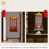 Cuộn Tranh ThangKa Phật Hoàng Thần Tài Bằng Vải Gấm Cao Cấp, pháp bảo pháp khí phật bồ tát thần thánh