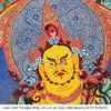 Cuộn Tranh ThangKa Phật Hoàng Thần Tài Bằng Vải Gấm Cao Cấp, mạnh khỏe phúc lộc trường thọ hạnh phúc