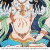 Cuộn Tranh ThangKa Ngài Kim Cang Tát Đỏa (Vajrasattva) Bằng Vải Gấm Cao Cấp, pháp bảo pháp khí phật bồ tát thần thánh