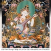 Cuộn Tranh ThangKa Nữ Thần Âm Thanh Bằng Vải Gấm Cao Cấp, quà tặng quà tân gia quà tặng phong thủy