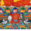 Cuộn Tranh ThangKa Phật Thích Ca Bằng Vải Gấm Cao Cấp, quà tặng ý nghĩa quà tặng sang trọng