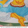 Cuộn Tranh ThangKa Phật Thích Ca Bằng Vải Gấm Cao Cấp, cầu tài lộc chiêu tài hóa giải vận đen bình an