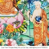 Cuộn Tranh ThangKa Phật Thích Ca Bằng Vải Gấm Cao Cấp, cầu tài lộc chiêu tài hóa giải vận đen bình an