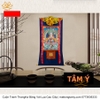 Cuộn Tranh ThangKa Phật Tara Trắng Bằng Vải Gấm Cao Cấp, xịn đẹp bền rẻ mới cao cấp