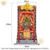 Cuộn Tranh ThangKa Phật Tara Xanh Lục Độ Phật Mẫu Bằng Vải Gấm Cao Cấp, hà nội tp hồ chí minh chất lượng cao mật tông