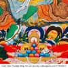 Cuộn Tranh ThangKa Phật Tara Xanh Lục Độ Phật Mẫu Bằng Vải Gấm Cao Cấp, quà tặng ý nghĩa quà tặng sang trọng