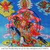Cuộn Tranh ThangKa 7 Ngài Phật Bằng Vải Gấm Cao Cấp, cầu tài lộc chiêu tài hóa giải vận đen bình an