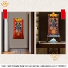 Cuộn Tranh ThangKa Phật Đại Uy Đức Minh Vương Yamatanka Bằng Vải Gấm Cao Cấp, vật phẩm phong thủy may mắn cát tường như ý