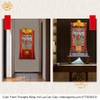 Cuộn Tranh ThangKa Ngài Vô Lượng Thọ Bằng Vải Gấm Cao Cấp, vật phẩm phong thủy mạnh khỏe phúc lộc trường thọ hạnh phúc