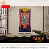 Cuộn Tranh ThangKa Ngài Quan Âm Bồ Tát Bằng Vải Gấm  Cao Cấp, xịn đẹp bền rẻ mới cao cấp