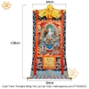 Cuộn Tranh ThangKa Ngài Quan Âm Bồ Tát Bằng Vải Gấm  Cao Cấp, hà nội tp hồ chí minh chất lượng cao mật tông